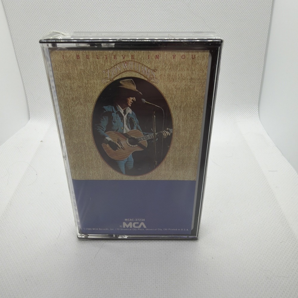 Don Williams I Believe in You Audio Cassette Tape 1980 MCA MCAC-37234 Brand New